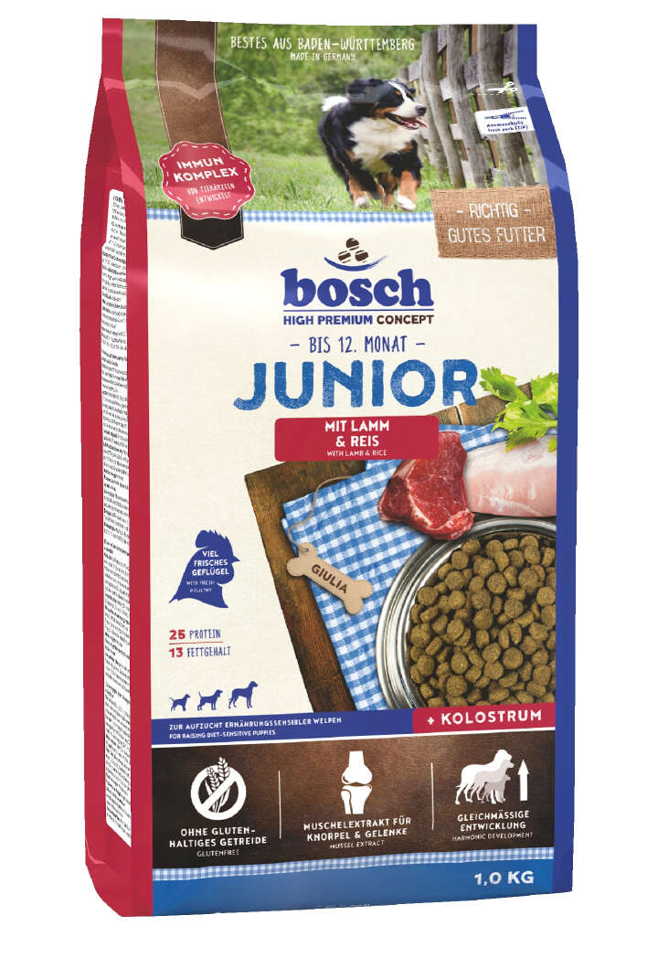 bosch Hunde-Trockenfutter Junior Lamm & Reis